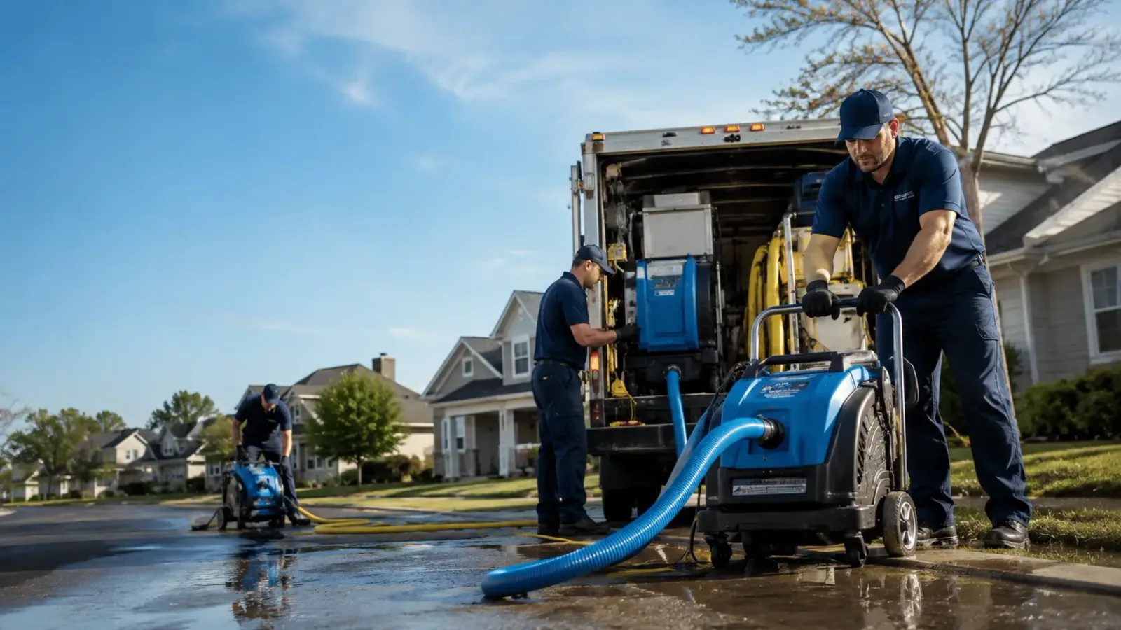 Flood Damage Cleanup in Dickerson Run, PA